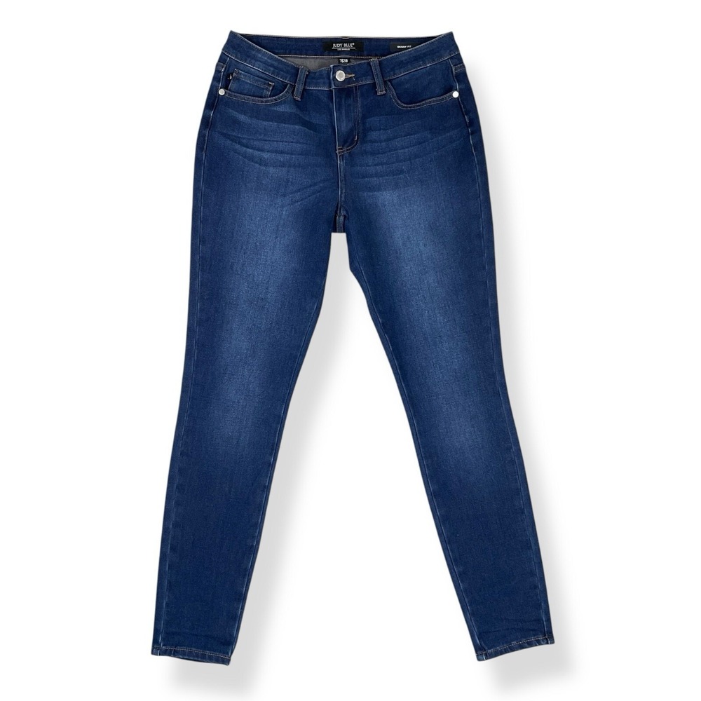 Judy Blue Jeans Women 7/28 (ACTUAL 29x29) Blue Skinny‎ Fit Stretch JB88113